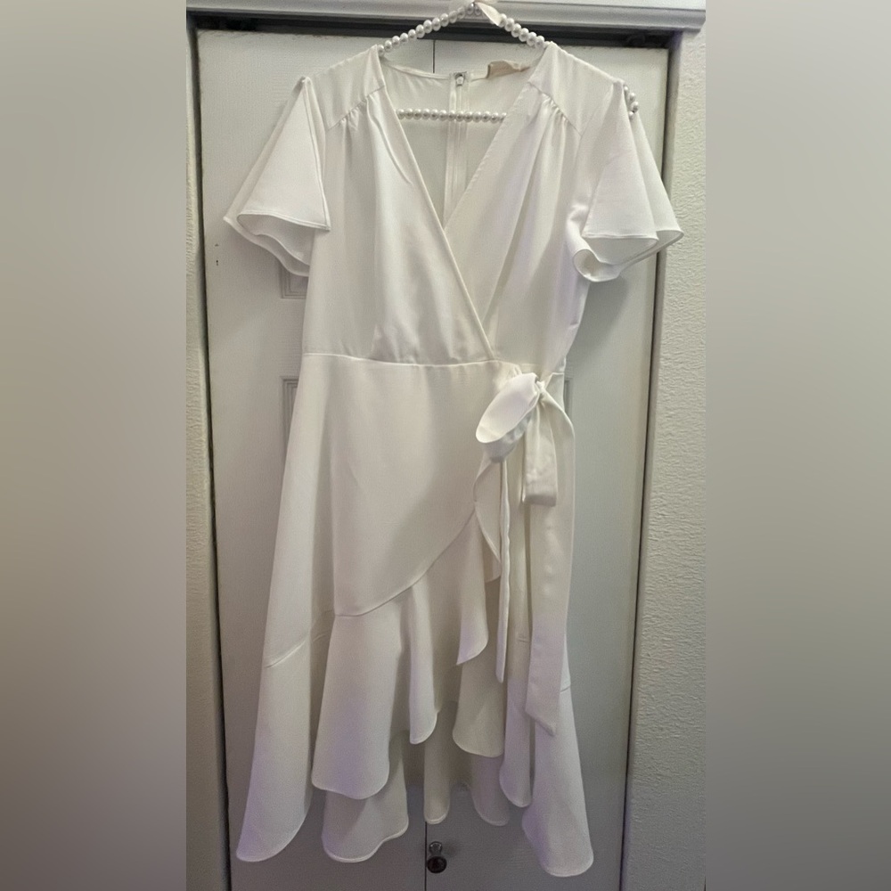 Altar’d State White Graduation or Bachelorette Dress